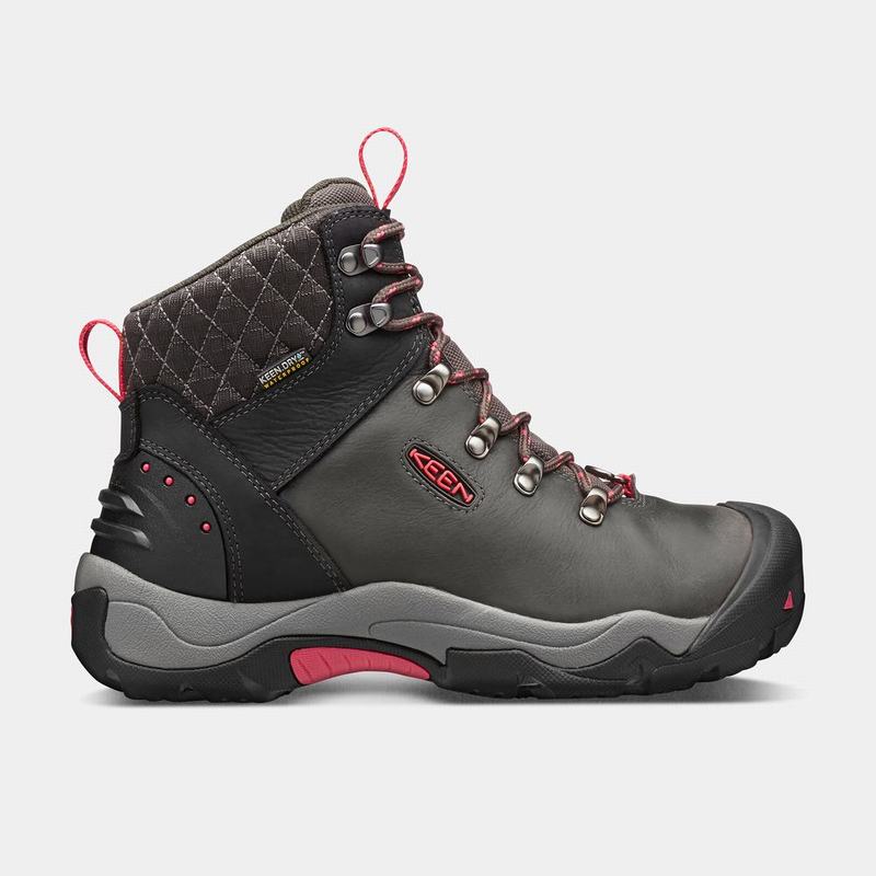 Keen Revel III Womens Hiking Boots Black/Rose Sale (1248-ZQMTJ)